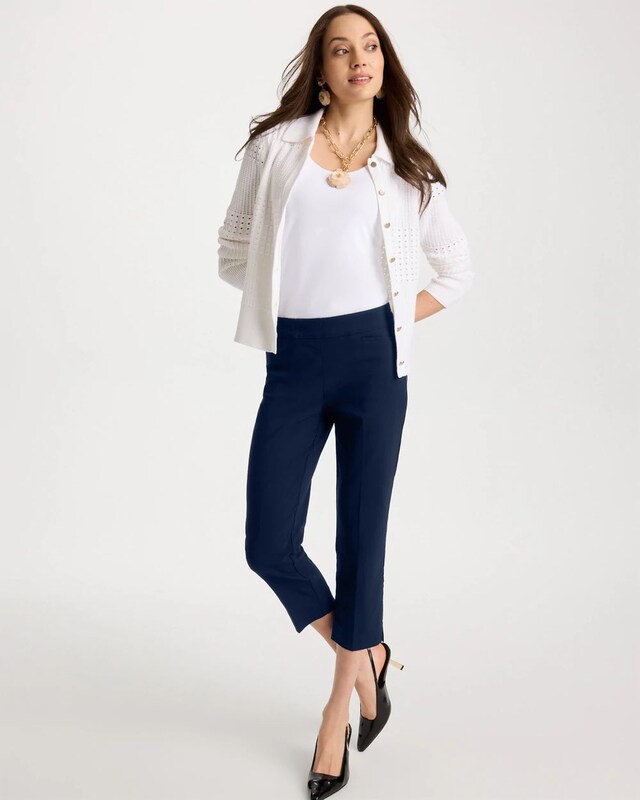 Brigitte Slim Pull-On Crop - image 2